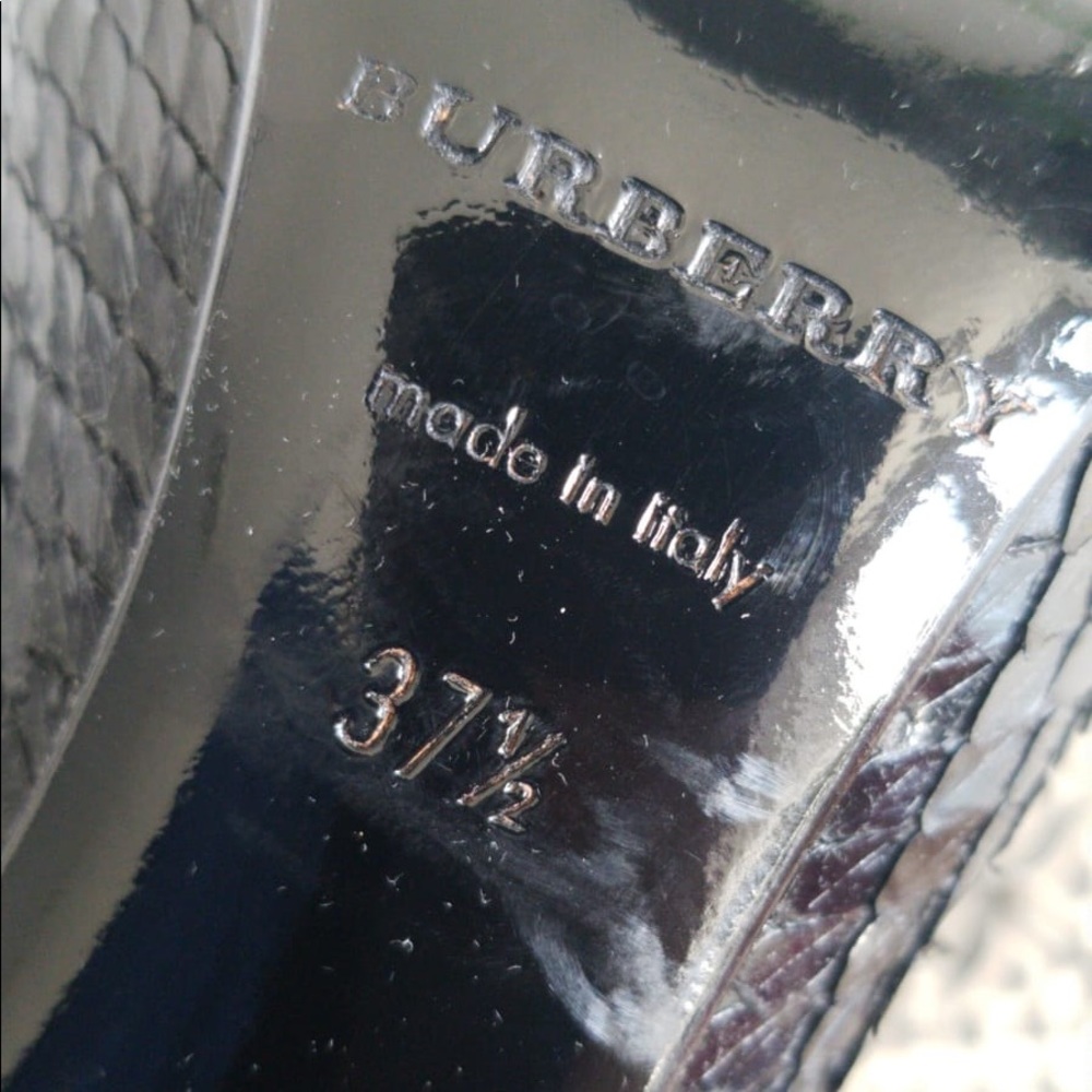 Burberry Prorsum Python Pointed-Toe Booties - Picture 3 of 4